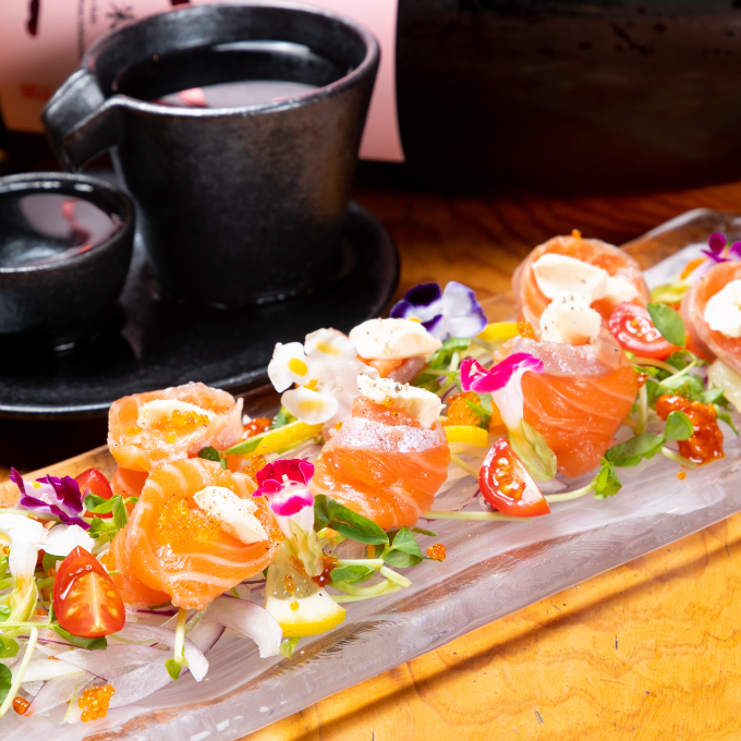 炭焼きBAR 心 ~COCORO~ 梅田本店のサーモンとクリームチーズの匠ッチョ