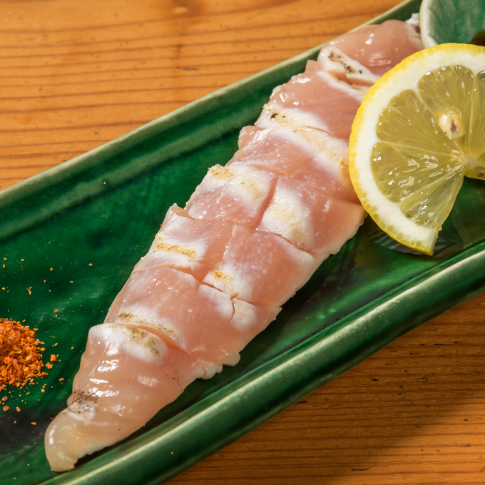 ささみの瞬間炙り