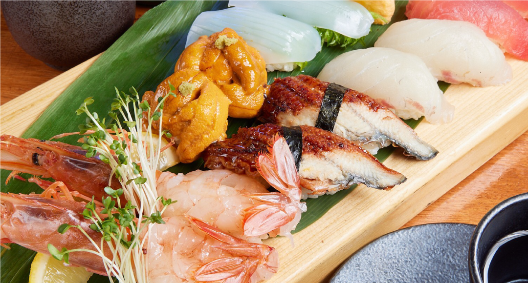 鮮魚を使った寿司