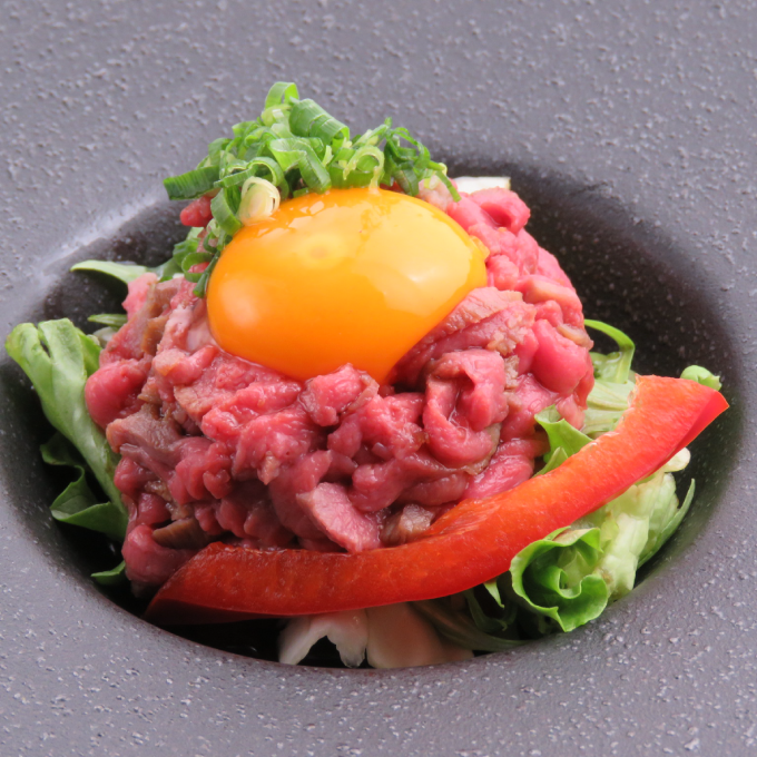 黒毛和牛低温調理ユッケ