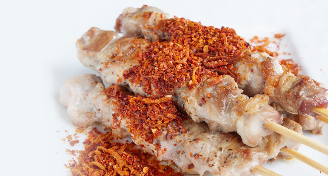 スタンドぱと梅田店の名物！スパイス鴨串