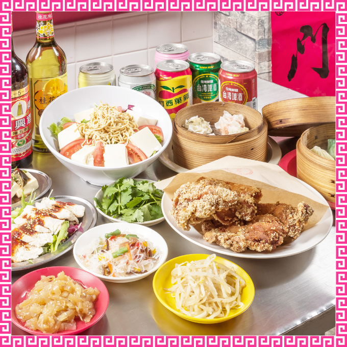 台湾夜市梅田店コース料理NO.2